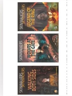 SALE!! YA Skinwalkers set of 3 NWT for reluctant readers.  2